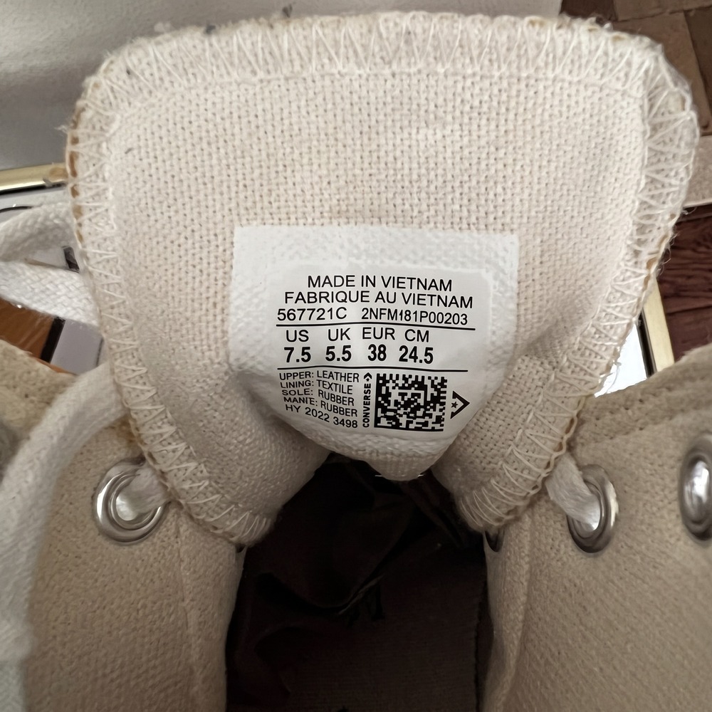 Converse CPX70 High Sunblocked Zinc Yellow Colorblock 567721C Size W 7.5 - Picture 6 of 16